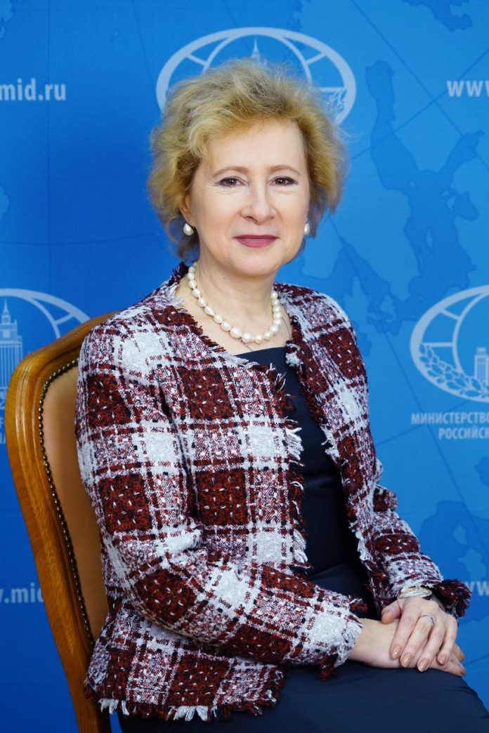 Lyudmila Vorobieva - the Russian Ambassador to Indonesia.