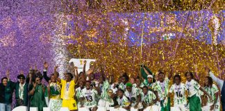 A Night of Fire and Redemption: Nigeria’s Heroic Comeback Seals WAFCON Glory in Rabat The Super Falcons of Nigeria, winner of the 2025 WAFCON Cup.