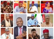 THE FIFTEEN SENATORS WHO STOOD FOR TRANSPARENCY BY VOTING FOR MANDATORY REAL-TIME ELECTION RESULTS TRANSMISSION A Cottage picture of the Nigerian 15 Senators and house members who voted for real-time mandatory electronic tranamission of elction results by INEC